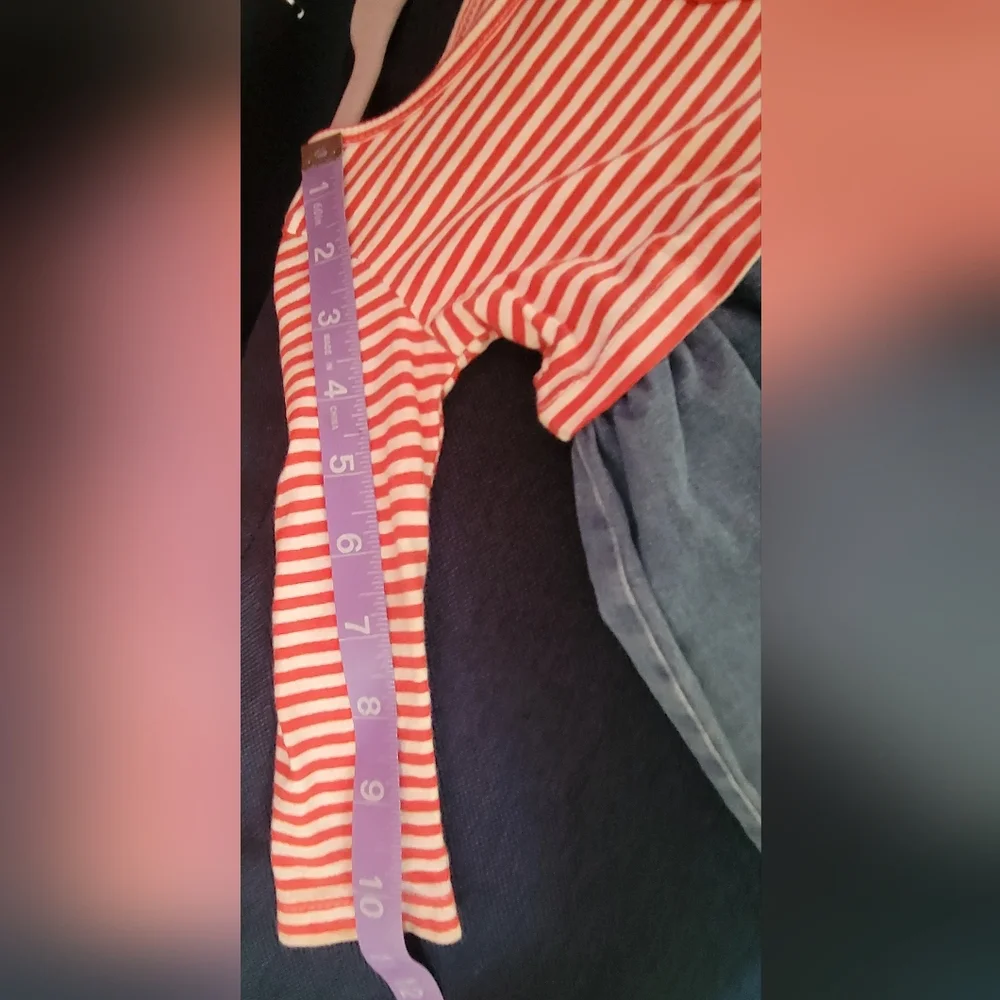 Carter's Red White And Blue,  Stripes And Red Heart